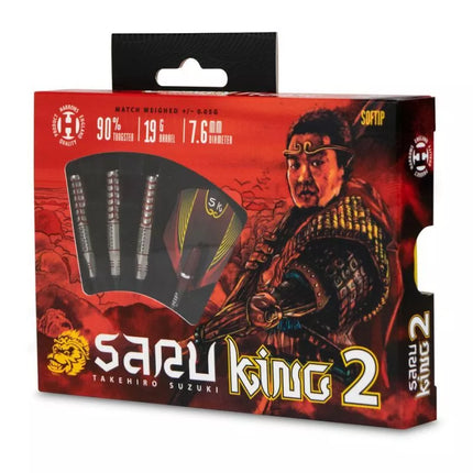Harrows Saru King 2 Darts 90% Softip HS-TNK-000013352