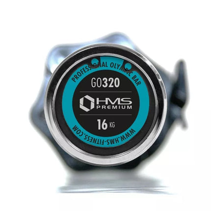 Olimpinė štanga HMS LOCK JAW BLACK 183 cm GO320