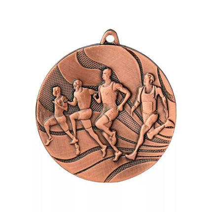 Bronze medal - running - steel medal