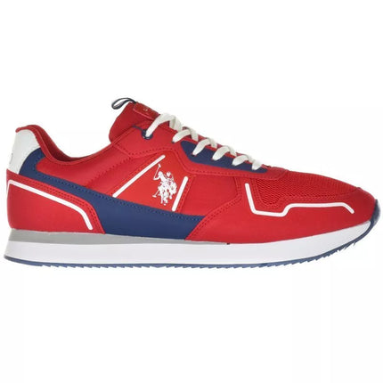 Men's Sports Shoes US Polo Assn. Sneakers - NOBIL004-RED-DBL01