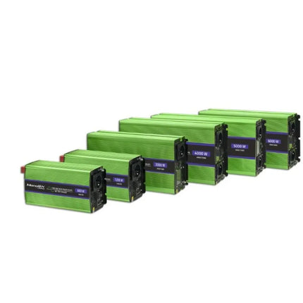 QOLTEC MONOLITH ĮTAMPOS KEITIKLIS | AKUMULIATORIAUS ĮKROVIKLIS | UPS | 2000W | 4000W | 12V Į 230V | GRYNAS SINUSAS | LCD