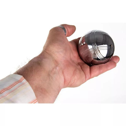 8-PIECE PETANQUE BALLS - BOULE PETANQUE ALUMINUM SUITCASE ENERO