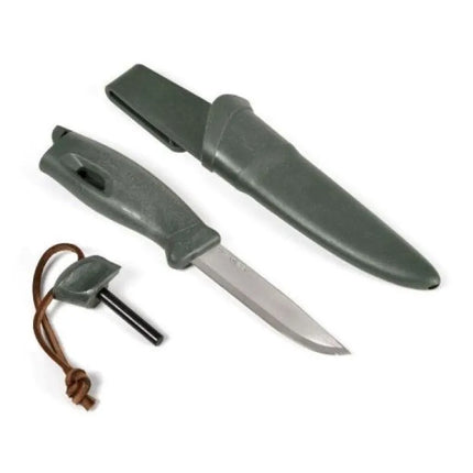 Light My Fire FireKnife stovyklavimo peilis – šalavijo žalia spalva