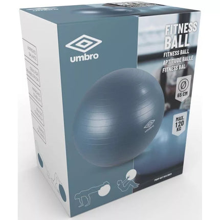 GIMNASTIKOS KAMUOLYS 65CM MĖLYNAS UMBRO