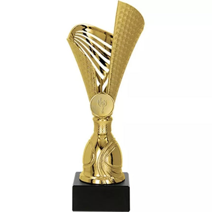 Gold plastic cup