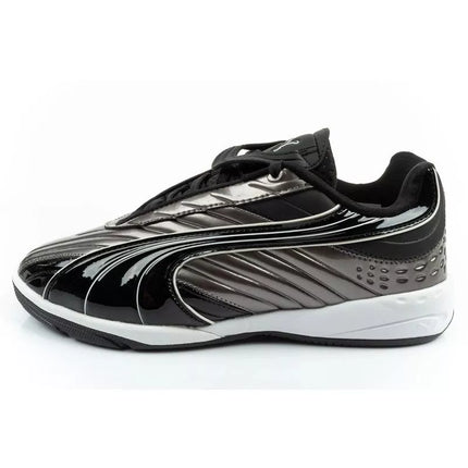 Madingi jaunimo sportiniai bateliai Puma V-S2 Goalgetter, sidabriniai