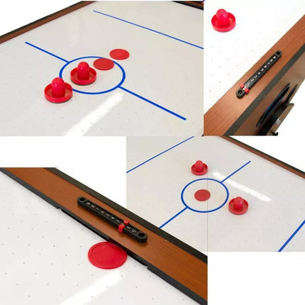 3-in-1 ROTARY GAME TABLE, BILLIARDS, TABLE FOOTBALL, AIR HOOK-UP 121x89x84.5CM
