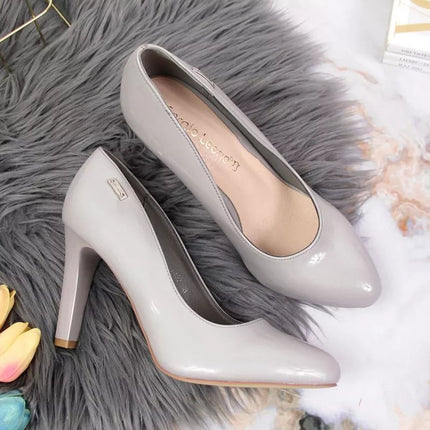 Sergio Leone W SK3G patentų odos bateliai su kulnu