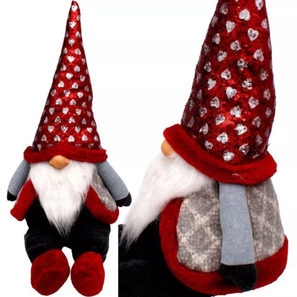 Miegantis sėdintis Kalėdų Senelis, 92 cm