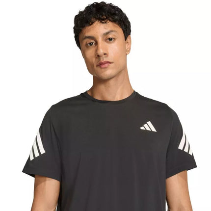 Vyriški bėgimo marškinėliai adidas ADI365 Running Climacool Iconic, juodi, JZ7694