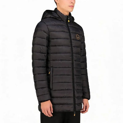 Geographical Norway men's jacket AMIGOMAP LONG HOOD DB BLACK MEN 233 BLACK (WZ5085H/GN-NOIR)