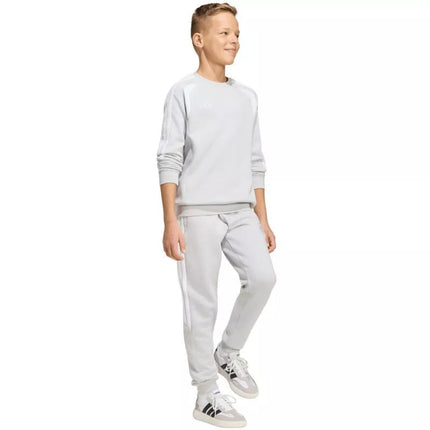 adidas Tiro 26 League Sweat Crew gray kids' sweatshirt KF5823