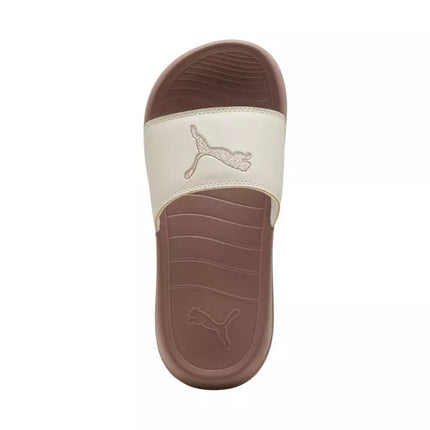 Moterų šlepetės Puma Popcat 20, rudos ir kreminės spalvos, 404855 02