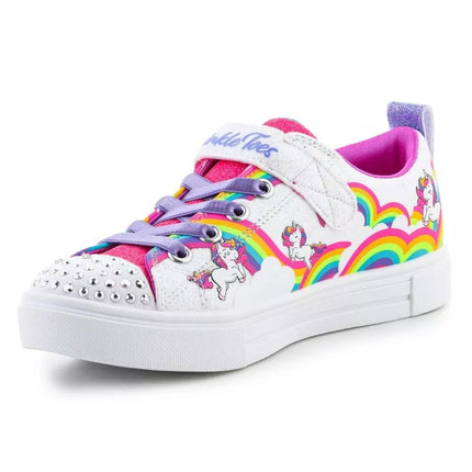 Skechers Twinkle Toes S Lights Twinkle Sparks Jumpin Clouds Jr 314809L-WMLT batai