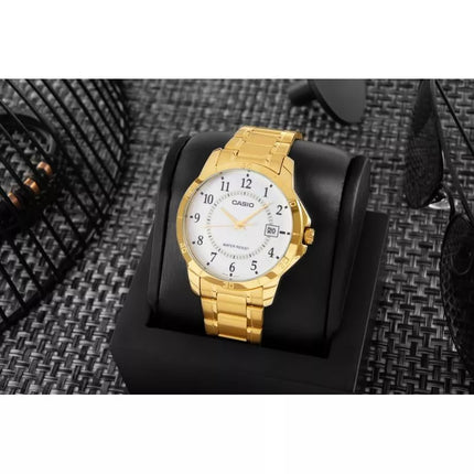 Vyriškas laikrodis CASIO MTP-V004G-7BUDF su dėžute