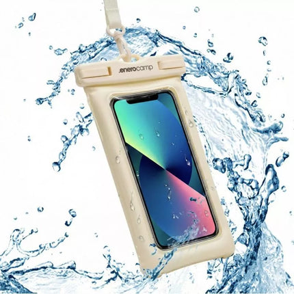 Vandeniui atsparus telefono dėklas 12x12cm TPU ENERO CAMP