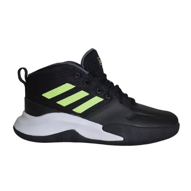Adidas Ownthegame Vaikiski Platūs Krepsinio Bateliai Cblack/Hireye/Onix - EF0308
