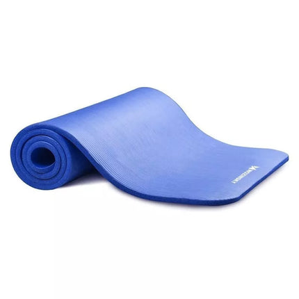 Wozinsky mankštos kilimėlis 181 x 63 x 0,9 cm storio, joga ir gimnastikos kilimėlis, mėlynas