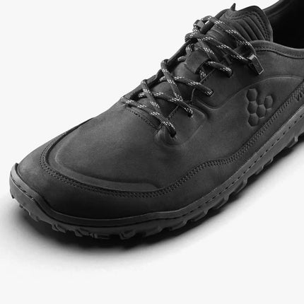 Vivobarefoot TRACKER LEATHER AT LOW II VYRIŠKI (OBSIDIAN) (309623-02)
