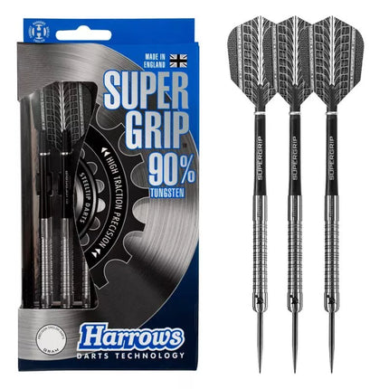 Harrows Supergrip 90% plieniniai strėlytės HS-TNK-000013233