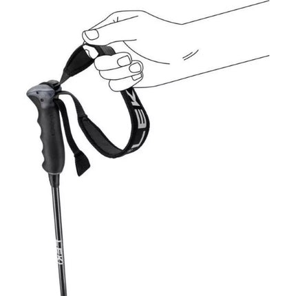LEKI NEOLITE CARBON baltos 125