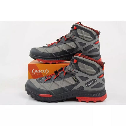 Aku Rocket Gore-tex Vyriški Žygio Batai, Pilkai Raudoni