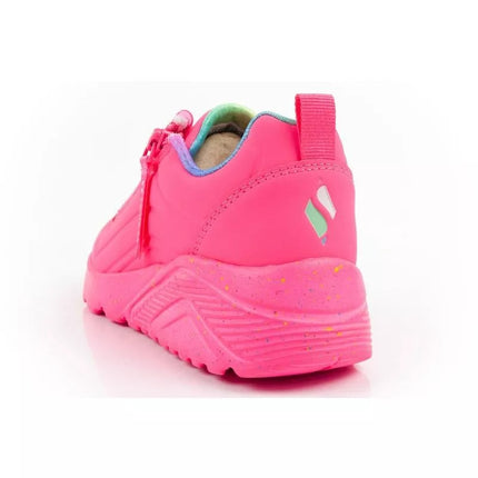 Skechers Uno Lite vaikiški sportiniai kedukai, rožiniai, patogūs.