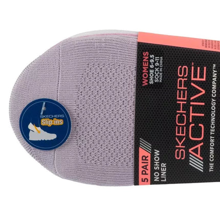 Skechers 5 poros mikropluošto trumpikių S113836-PRLV Violetinės 36-40