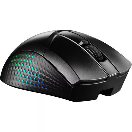 MSI CLUTCH GM51 LENGVA BELAIDĖ Žaidimų pelė Dešinė Rankai RF Belaidis + „Bluetooth“ + USB Type-C Optinė 26000 DPI