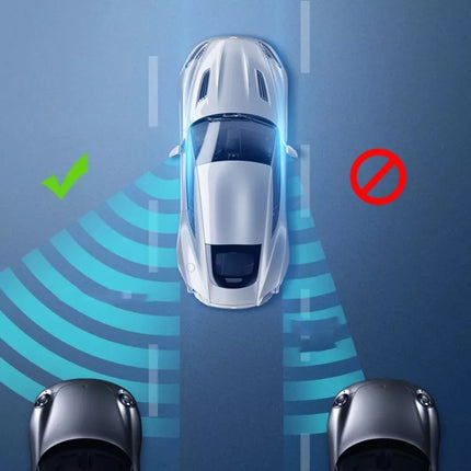 Baseus Viso vaizdo veidrodėlis aklojoje zonoje, 2 papildomi automobilio šoniniai veidrodėliai, išgaubtas, juodas (ACMDJ-01)