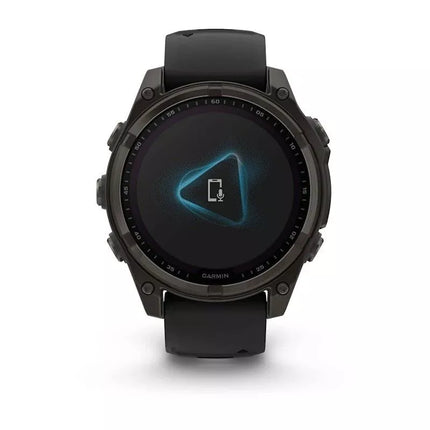 Garmin Fenix 8 Saulės Safyrinis Titano Anglies Pilkos Laikrodis