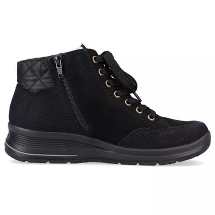 Rieker W RKR567 Waterproof Insulated Leather Ankle Boots