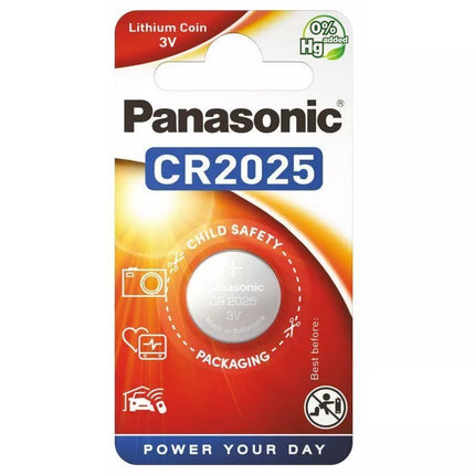 Panasonic CR2025 baterija, 1 vnt.