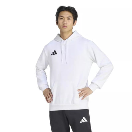 Vyriškas adidas Entrada 26 džemperis su gobtuvu baltas JZ6579