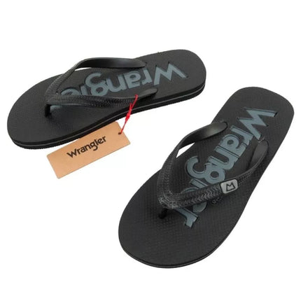 Wrangler vyriški flip-flop'ai Cole Flipflop juodos