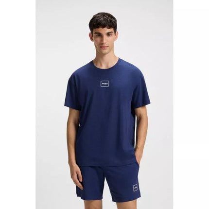 Hugo Loungewear Laze AZZURRO Marškiniai miegui vyriški (50525236-409)