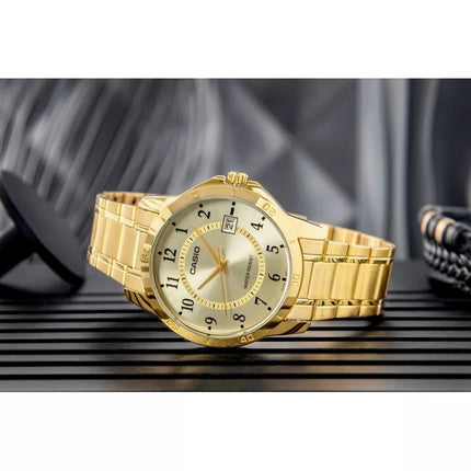 Vyriškas laikrodis CASIO MTP-V004G-9BUDF + dėžutė