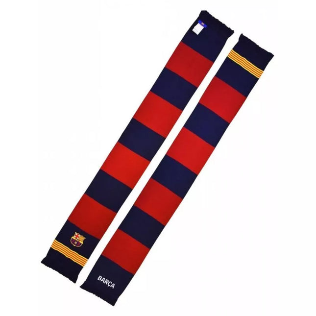 FC Barcelona šalikėlis gerbėjams, dvipusis, dvigubas vertikalus šalikas 5004BUD22