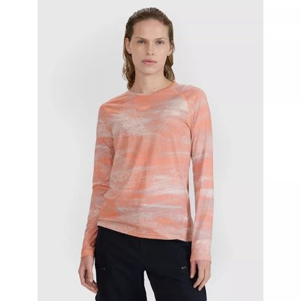 Women's quick-drying cycling longsleeve 4F 4FWSS25TFLOF344-70A
