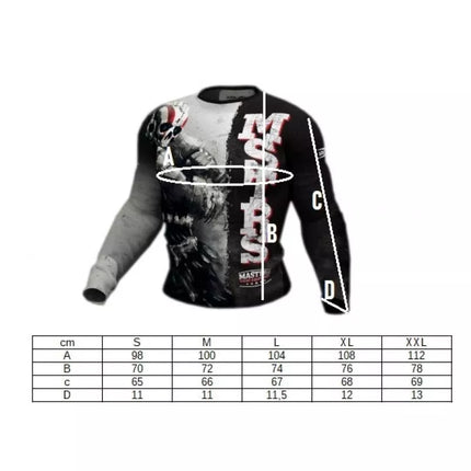 MFC DARK SIDE "WARRIOR" Long Sleeve Training Shirt