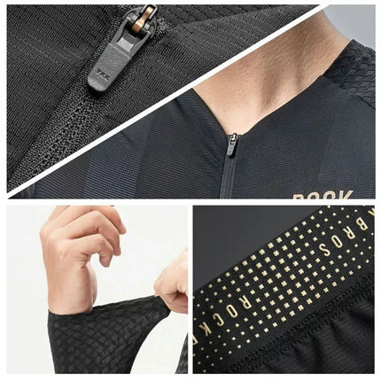 Rockbros YDCX008 Diamond Long Sleeve Cycling Jersey Size L - Black