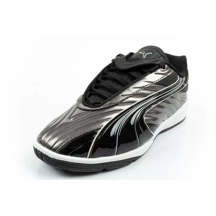 Madingi jaunimo sportiniai bateliai Puma V-S2 Goalgetter, sidabriniai