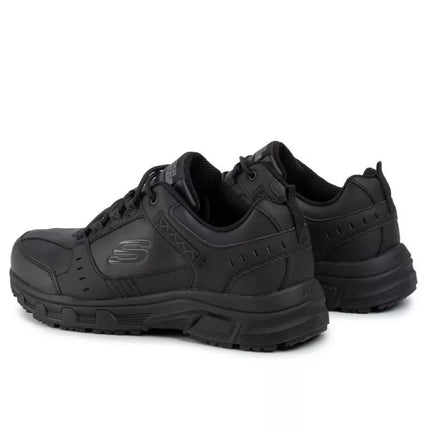 Skechers OAK CANYON REDWICK Men's Eco-Leather Sneakers Black (51896BBK)