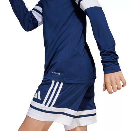 adidas Squadra 25 Long Sleeve Navy Blue Kids T-Shirt JJ0049