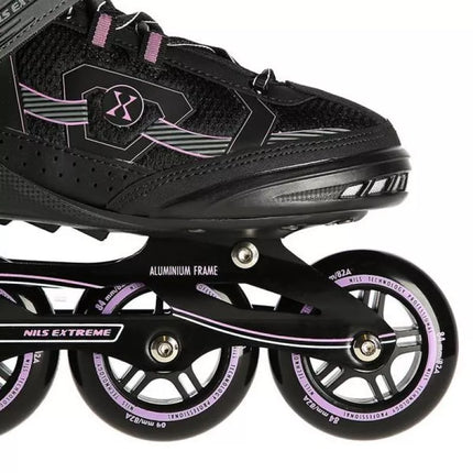 NILS EXTREME NA9157 Riedučiai juodi ir violetiniai, dydis 44