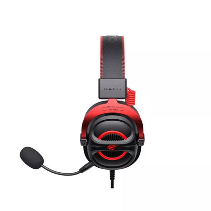 Havit H2002E Pro žaidimų ausinės (Juoda/Raudona)