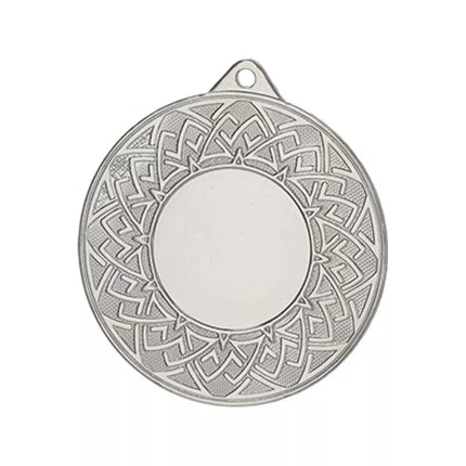 Sidabrinis generalinis medalis su vieta 25 mm emblemai - plienas