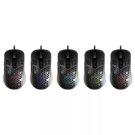 Defender Laidinė žaidimų pelė Shepard GM-620L Optinė 12800 DPI 7 mygtukų RGB apšvietimas 52620