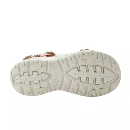 Lee Cooper women's shoes velcro sandals for summer on the beach light beige
