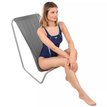 FOLDABLE GARDEN AND BEACH CHAIR AND BAG GREY ENERO CAMP
